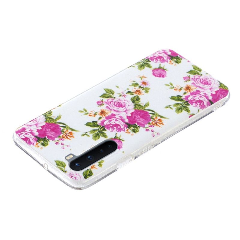 Cover for OnePlus Nord Fluorescerende Frihedsblomster