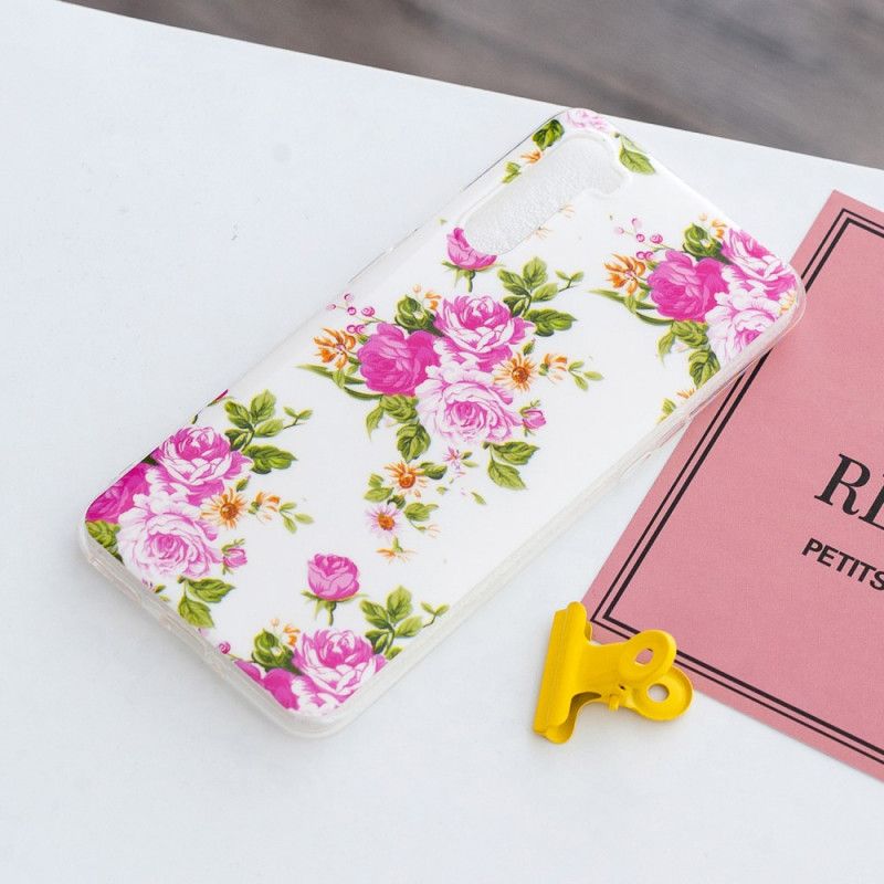 Cover for OnePlus Nord Fluorescerende Frihedsblomster