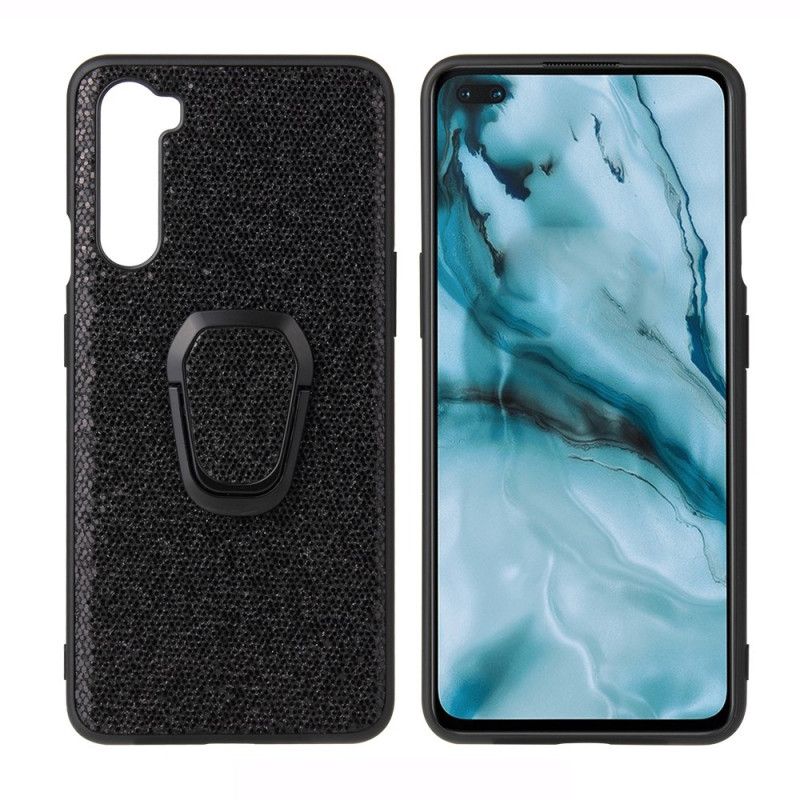 Cover for OnePlus Nord Sort Glitterringholder