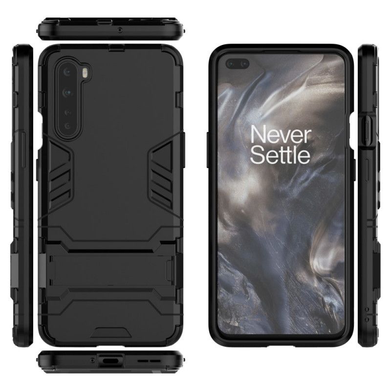 Cover for OnePlus Nord Sort Ultrabestandig Tunge