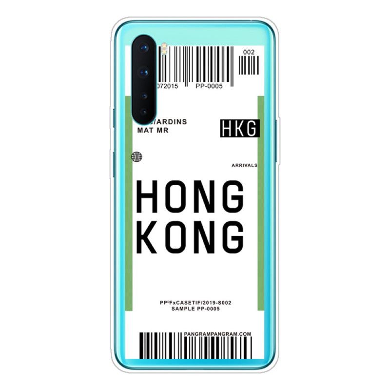 Cover OnePlus Nord Boardingkort Til Hong Kong