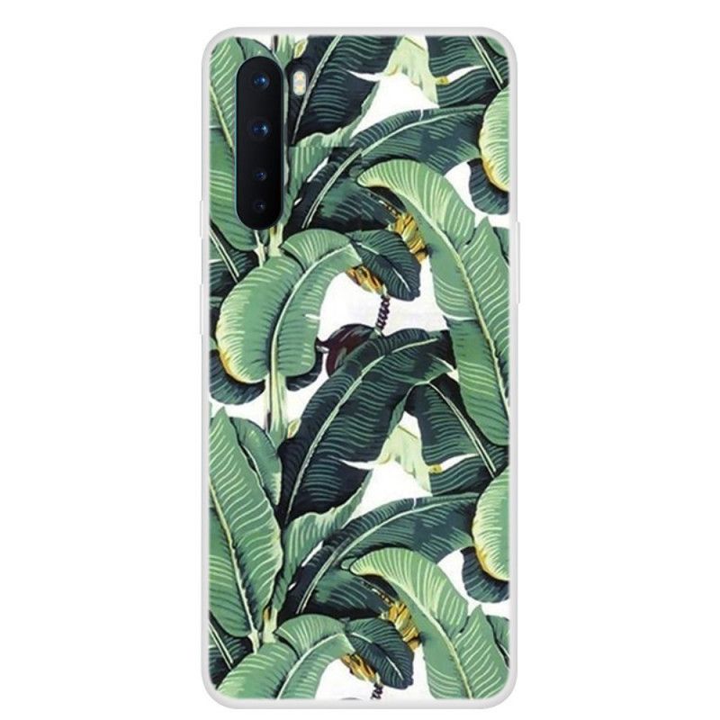 Cover OnePlus Nord Gennemsigtige Flere Grønne Blade