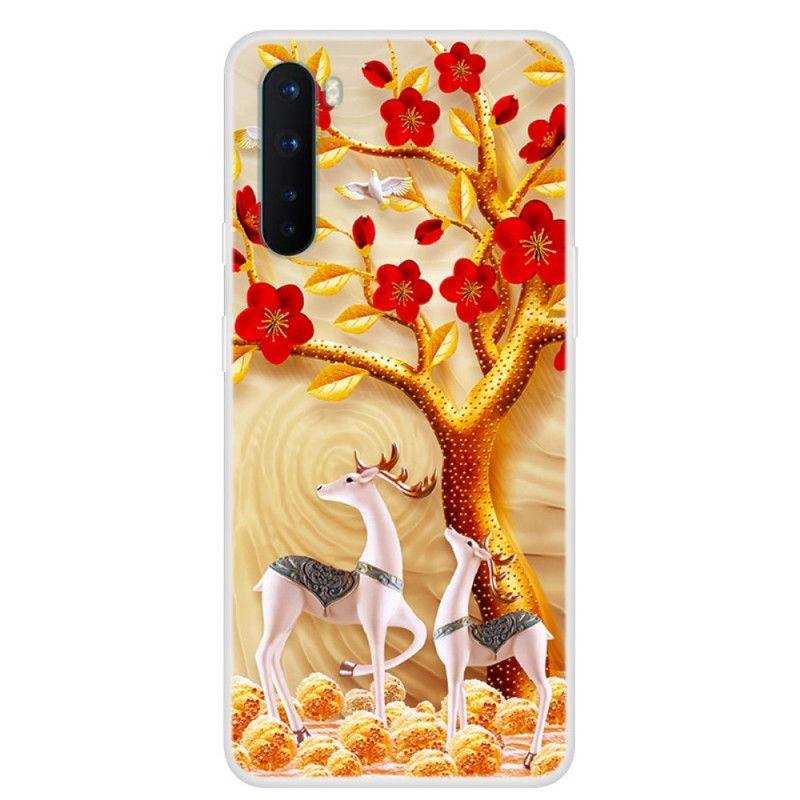 Cover OnePlus Nord Gyldent Træ