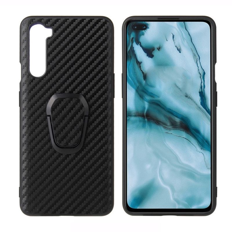 Cover OnePlus Nord Kulfiber Ringstøtte Beskyttelse