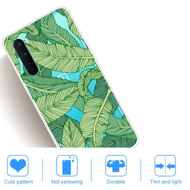 Cover OnePlus Nord Mobilcover Gennemsigtige Grafiske Ark