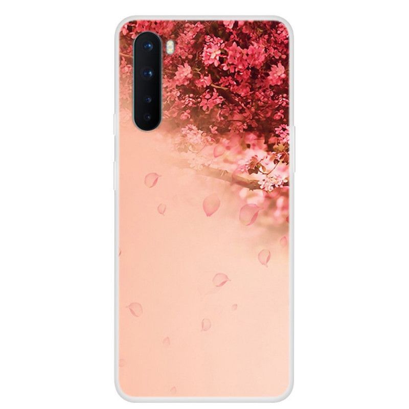 Cover OnePlus Nord Mobilcover Gennemsigtigt Romantisk Træ