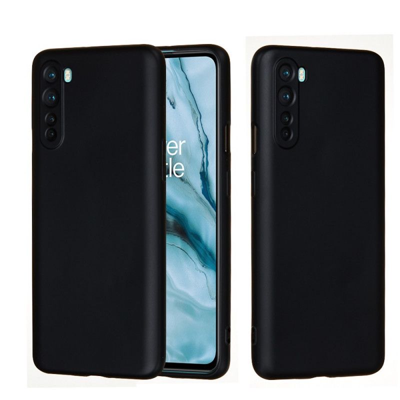 Cover OnePlus Nord Sort Flydende Silikone Med Rem