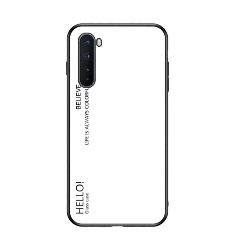 Cover OnePlus Nord Sort Hej Hærdet Glas