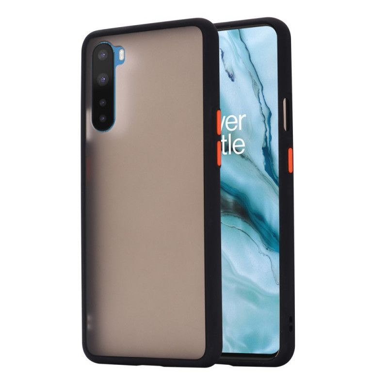 Cover OnePlus Nord Sort Hybridfarvede Kanter