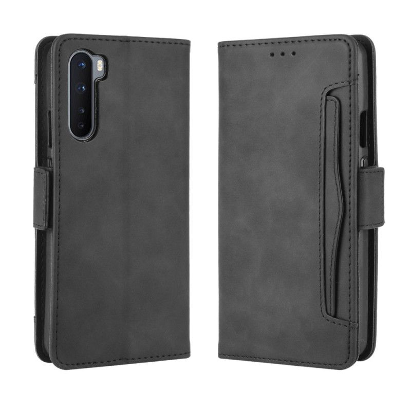 Flip Cover OnePlus Nord Sort Førsteklasses Multikort