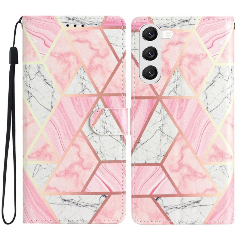 Case Samsung Galaxy S24 Plus 5g Telefon Etui Lyserød Marmor