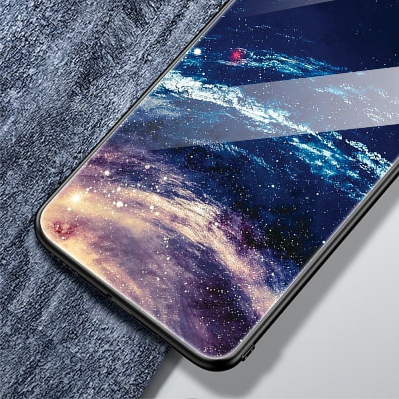 Cover Samsung Galaxy S24 Plus 5g Hvidt Planet Hærdet Glas