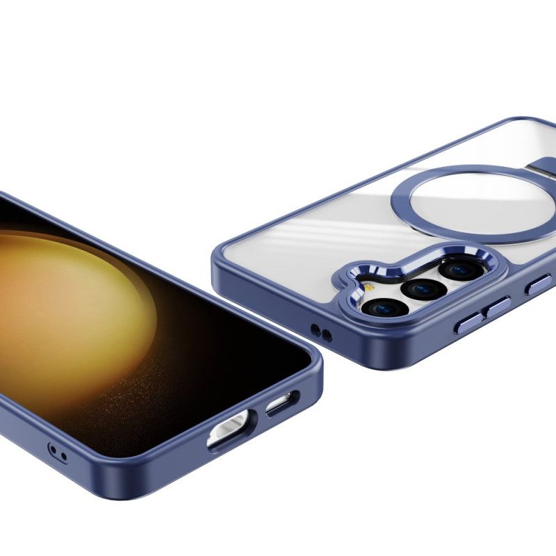 Cover Samsung Galaxy S24 Plus 5g Transparent Magsafe Kompatibel Med Support