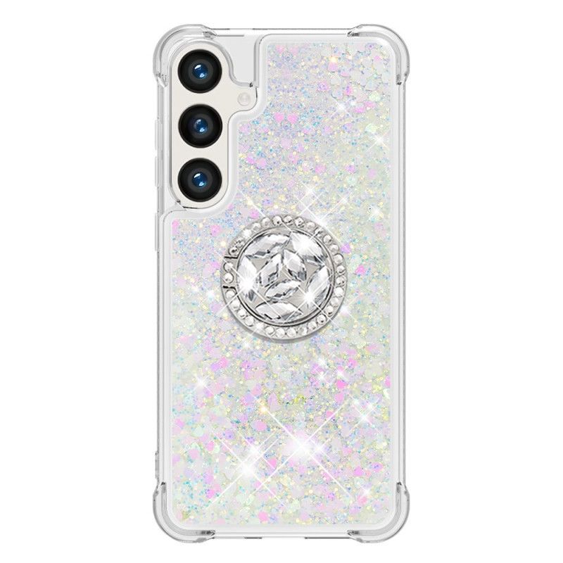 Cover Til Samsung Galaxy S24 Plus 5g Glitter Ring-støtte