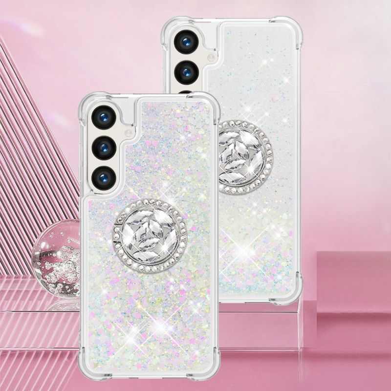 Cover Til Samsung Galaxy S24 Plus 5g Glitter Ring-støtte