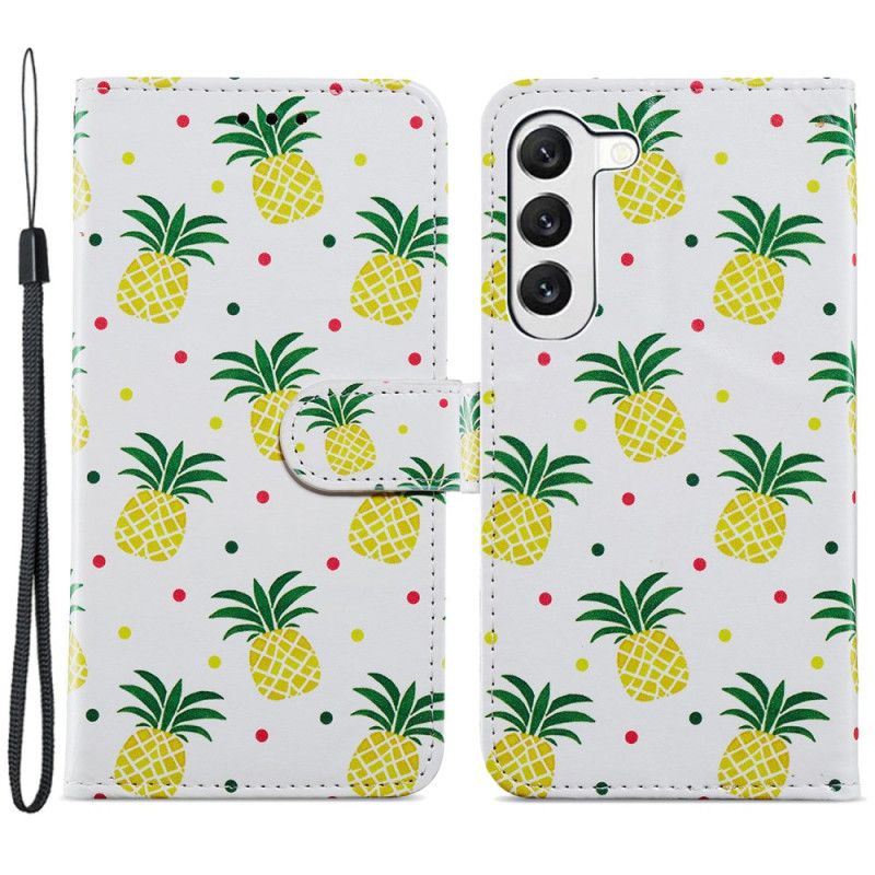 Flip Cover Samsung Galaxy S24 Plus 5g Ananas Med Rem