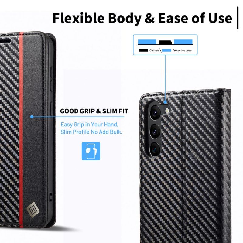 Flip Cover Samsung Galaxy S24 Plus 5g Carbon Lc.imeeke