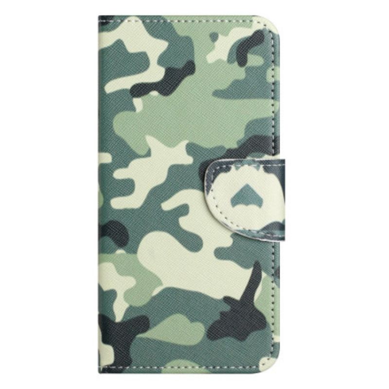 Flip Cover Samsung Galaxy S24 Plus 5g Militær Camouflage