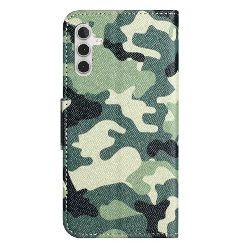 Flip Cover Samsung Galaxy S24 Plus 5g Militær Camouflage