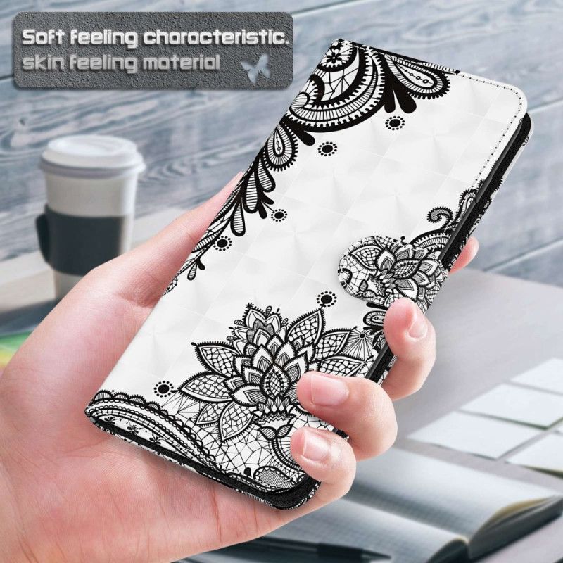 Flip Cover Til Samsung Galaxy S24 Plus 5g Blondeblomst Med Rem