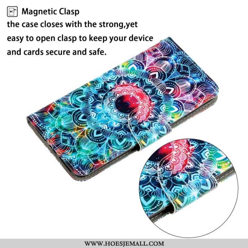 Flip Cover Til Samsung Galaxy S24 Plus 5g Mandala Med Rem