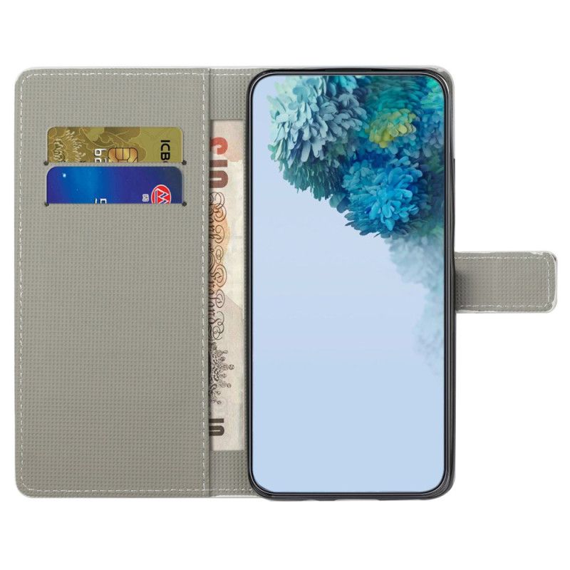 Flip Cover Til Samsung Galaxy S24 Plus 5g Tropiske Blomster