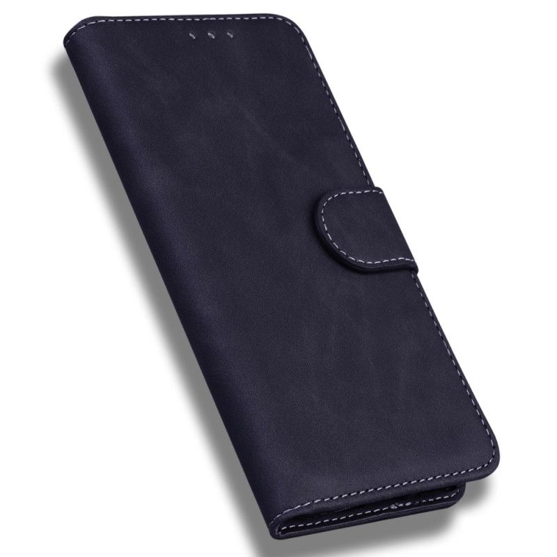 Læder Cover Samsung Galaxy S24 Plus 5g Telefon Etui Synlige Sømme