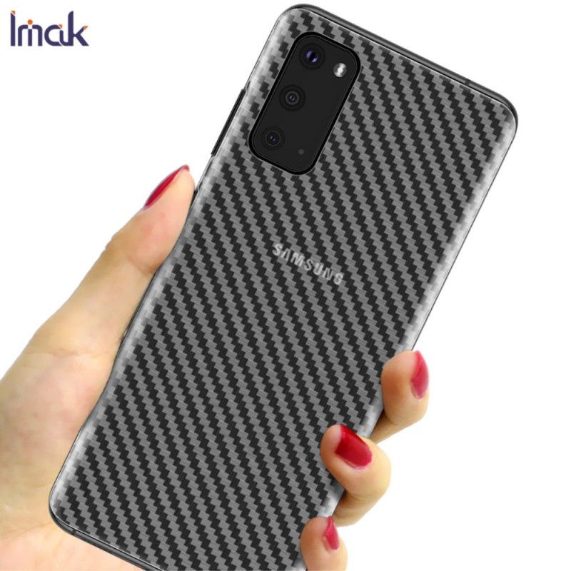 Bagfilm Samsung Galaxy S20 Carbon Imak Stil