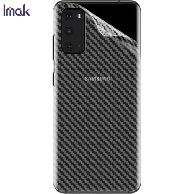 Bagfilm Samsung Galaxy S20 Carbon Imak Stil