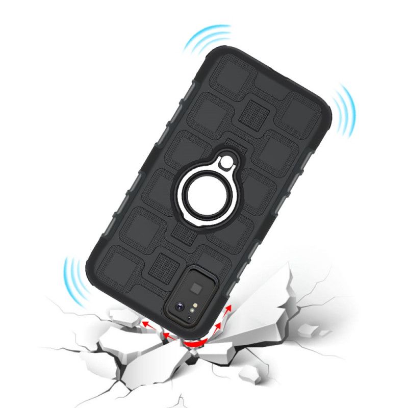 Cover for Samsung Galaxy S20 Sort Superstærk Med Støttering