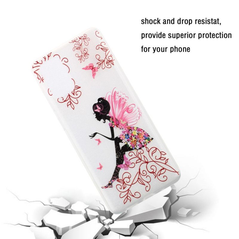 Cover Samsung Galaxy S20 Gennemsigtig Blomsterfe