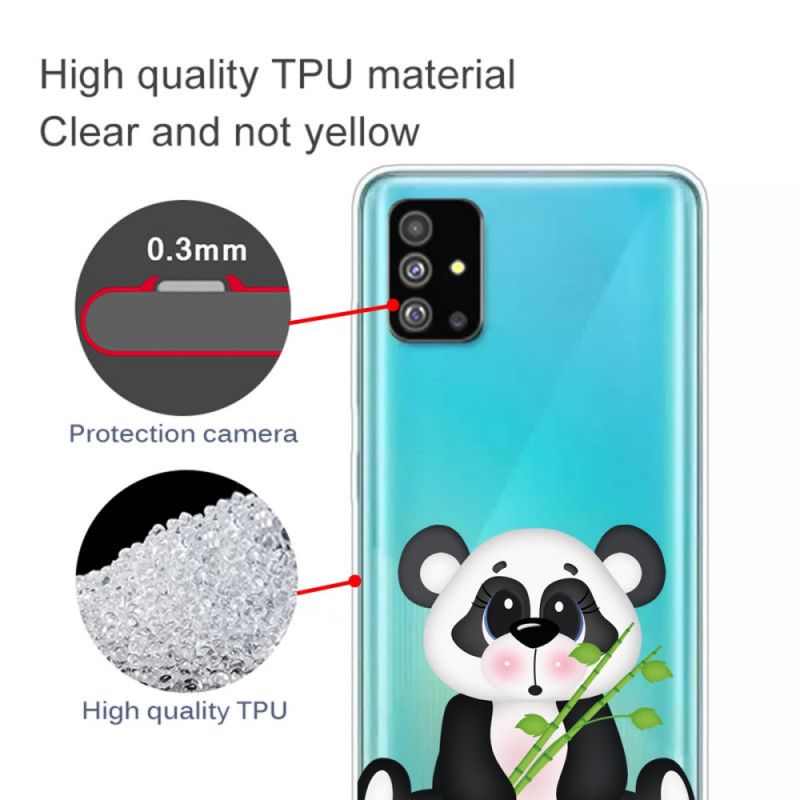 Cover Samsung Galaxy S20 Gennemsigtig Trist Panda