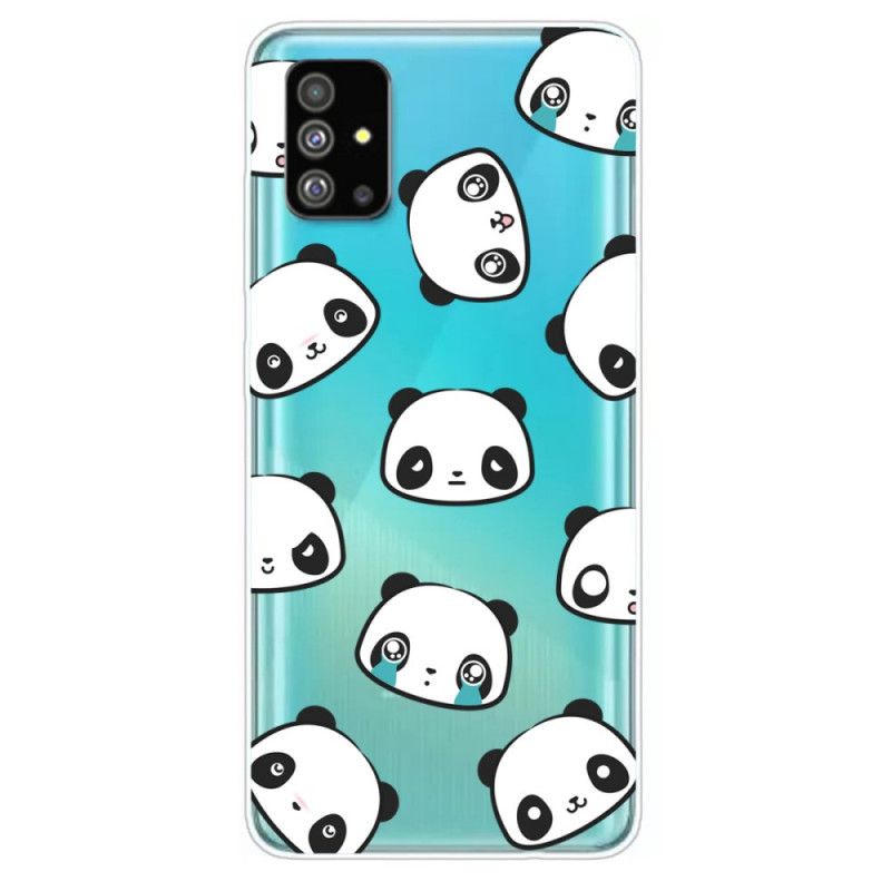 Cover Samsung Galaxy S20 Gennemsigtige Sentimentale Pandaer Original