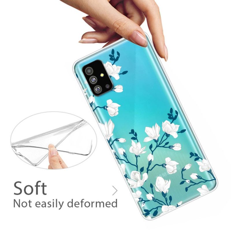 Cover Samsung Galaxy S20 Hvide Blomster Original