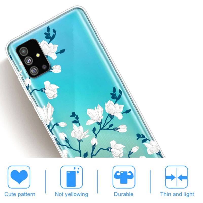 Cover Samsung Galaxy S20 Hvide Blomster Original