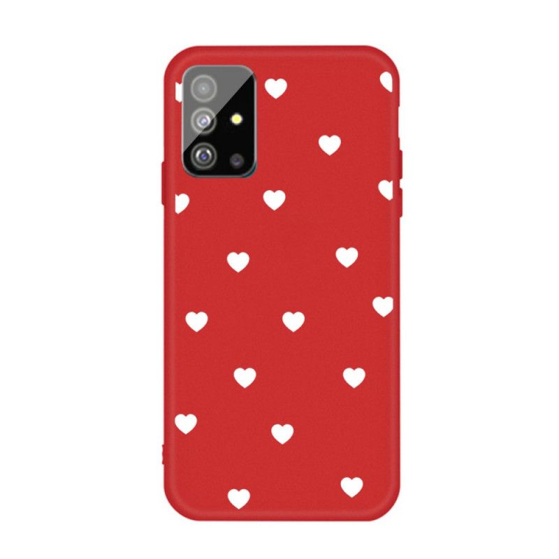 Cover Samsung Galaxy S20 Sort Kun Silikonehjerter