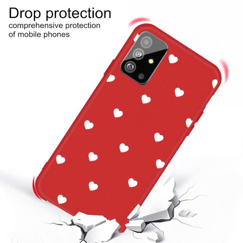 Cover Samsung Galaxy S20 Sort Kun Silikonehjerter