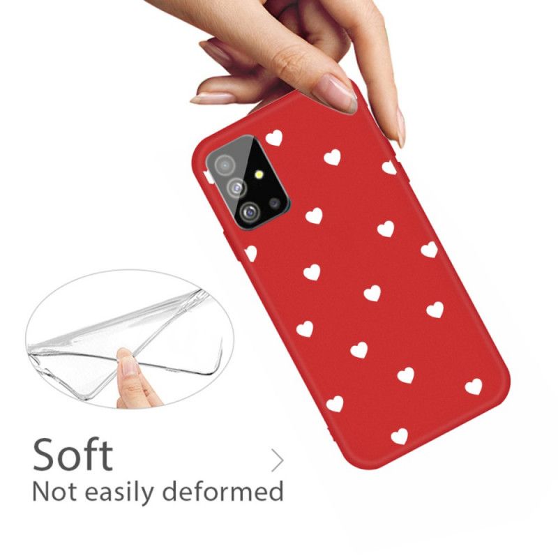 Cover Samsung Galaxy S20 Sort Kun Silikonehjerter