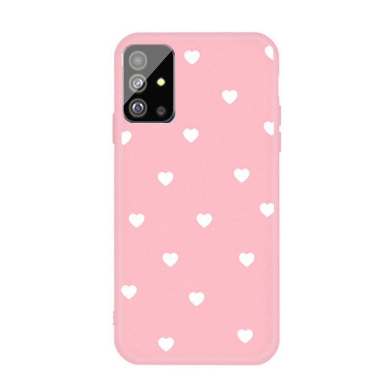 Cover Samsung Galaxy S20 Sort Kun Silikonehjerter