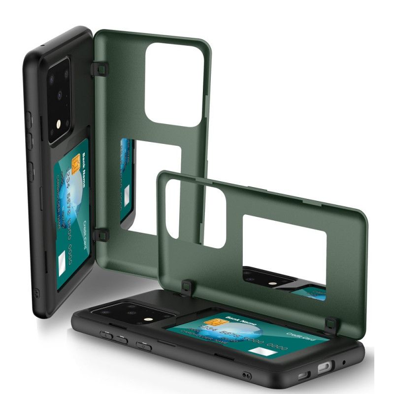 Cover Samsung Galaxy S20 Sort Mobilcover Kortholder Og Spejl