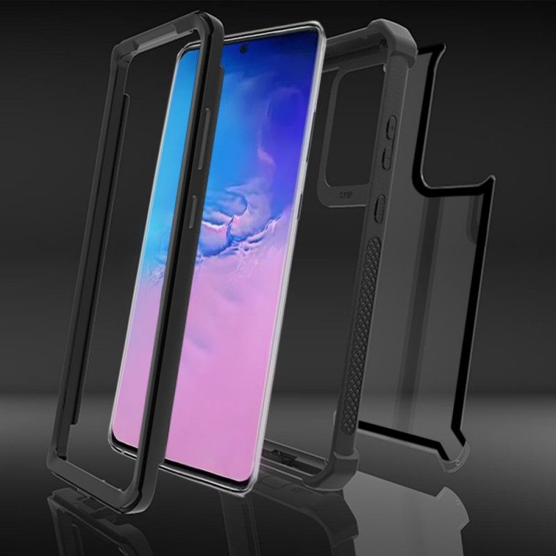 Cover Samsung Galaxy S20 Sort Skridsikker Hybrid