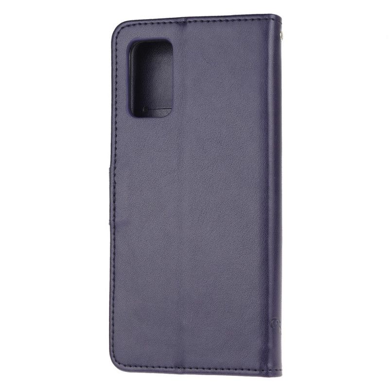 Flip Cover Læder for Samsung Galaxy S20 Sort Fortryllede Sommerfugle