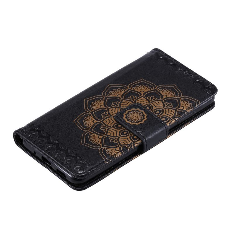 Flip Cover Læder Samsung Galaxy S20 Sort Chic Mandala Original