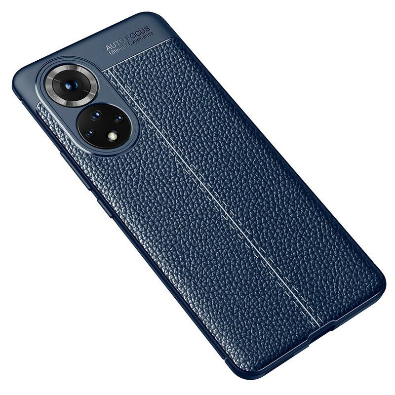 Cover Huawei Nova 9 Pro / Honor 50 Pro Double Line Litchi-lædereffekt