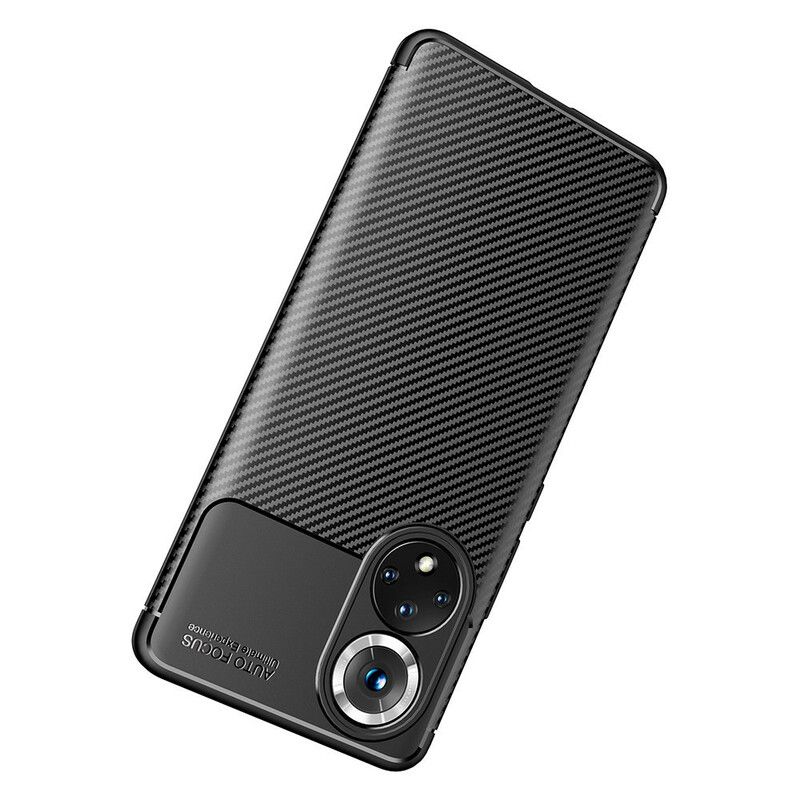 Cover Til Huawei Nova 9 Pro / Honor 50 Pro Fleksibel Kulfibertekstur