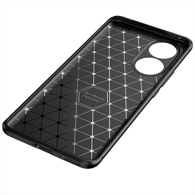 Cover Til Huawei Nova 9 Pro / Honor 50 Pro Fleksibel Kulfibertekstur