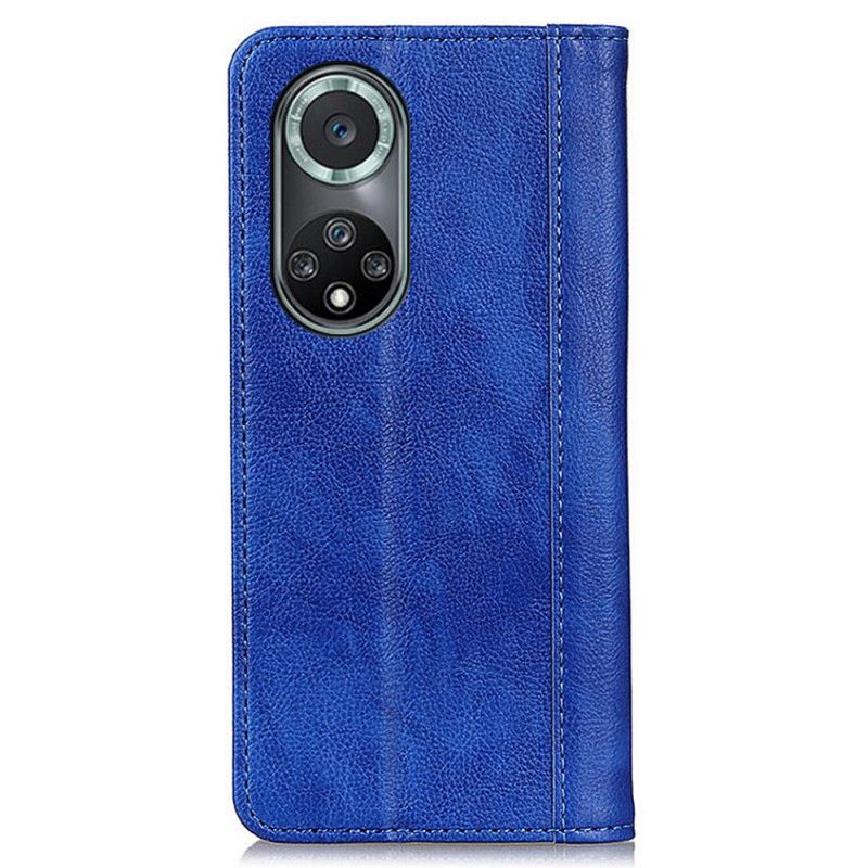 Flip Cover Huawei Nova 9 Pro / Honor 50 Pro Elegance Split Litchi-læder