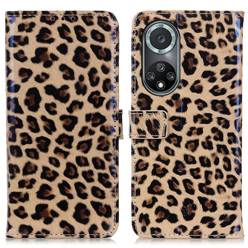 Flip Cover Huawei Nova 9 Pro / Honor 50 Pro Simple Leopard