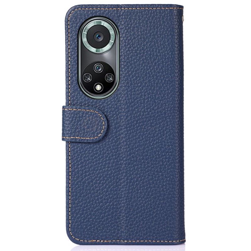 Læder Cover Huawei Nova 9 Pro / Honor 50 Pro Telefon Etui Lychee Læder Khazneh