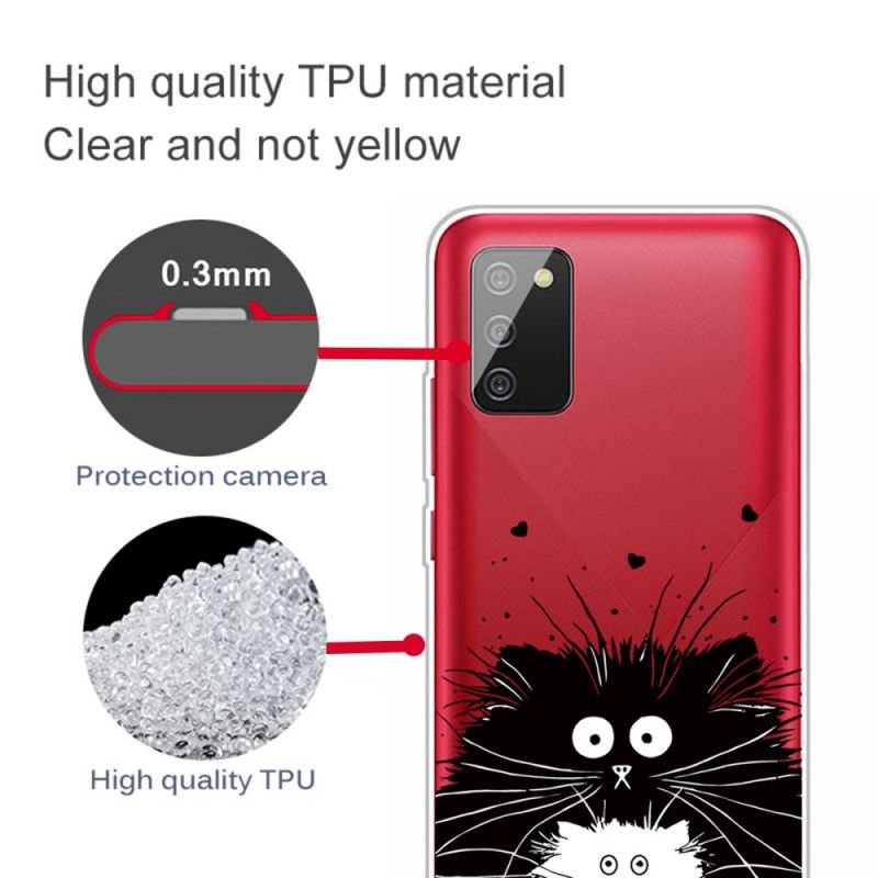 Cover for Samsung Galaxy A02s Pas På Kattene